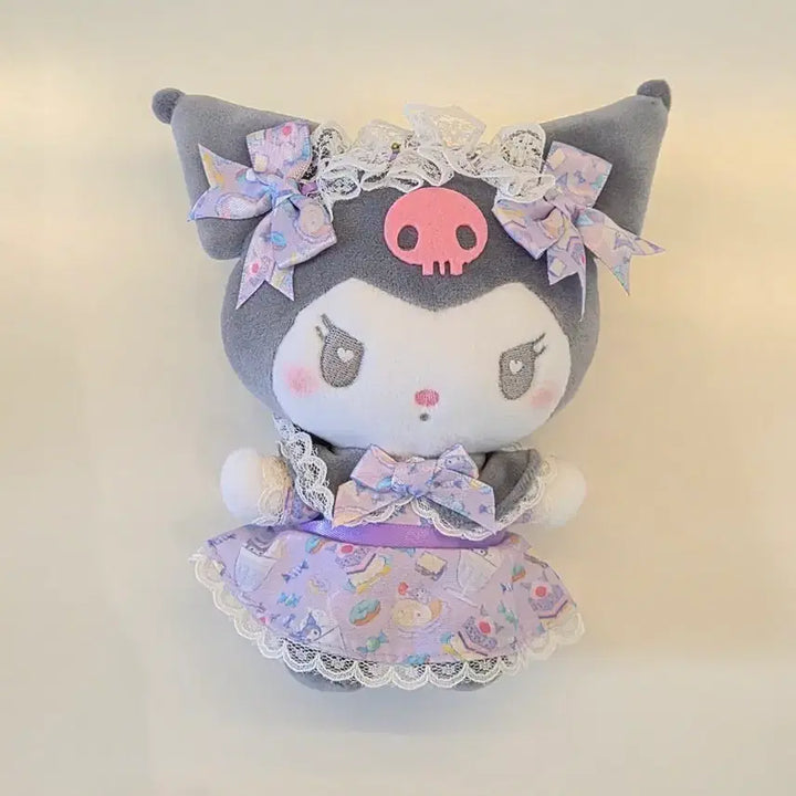 [BUNJANG] Sanrio Romantict Sweet Kuromi Mascot Keyring / 산리오 로맨틱스위트 쿠로미 마스코트 키링