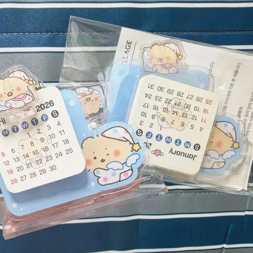 [BUNJANG] Manggeureonjin Gom Acrylic Calendar / 망그러진곰 아크릴 달력
