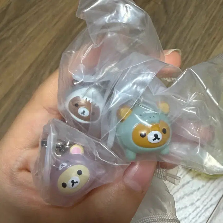 [BUNJANG] Rilakkuma Marine Life Mark Bundle Set / 리락쿠마 해양생물 메지루시 3개 일괄(가격 더 안내려요)