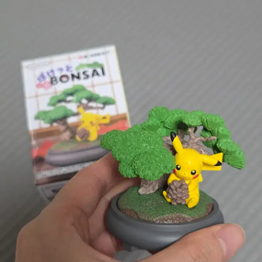 [BUNJANG] Re-Ment Pokemon Pikachu Bonsai Figure / 리멘트 포켓몬 피카츄 분재 피규어