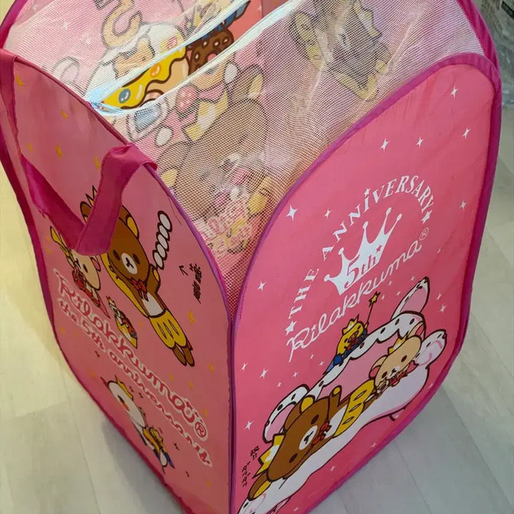 [BUNJANG] Rilakkuma 5th Anniversary Laundry Basket/Storage Hamper / 리락쿠마 5주년 기념 세탁바구니/수납함