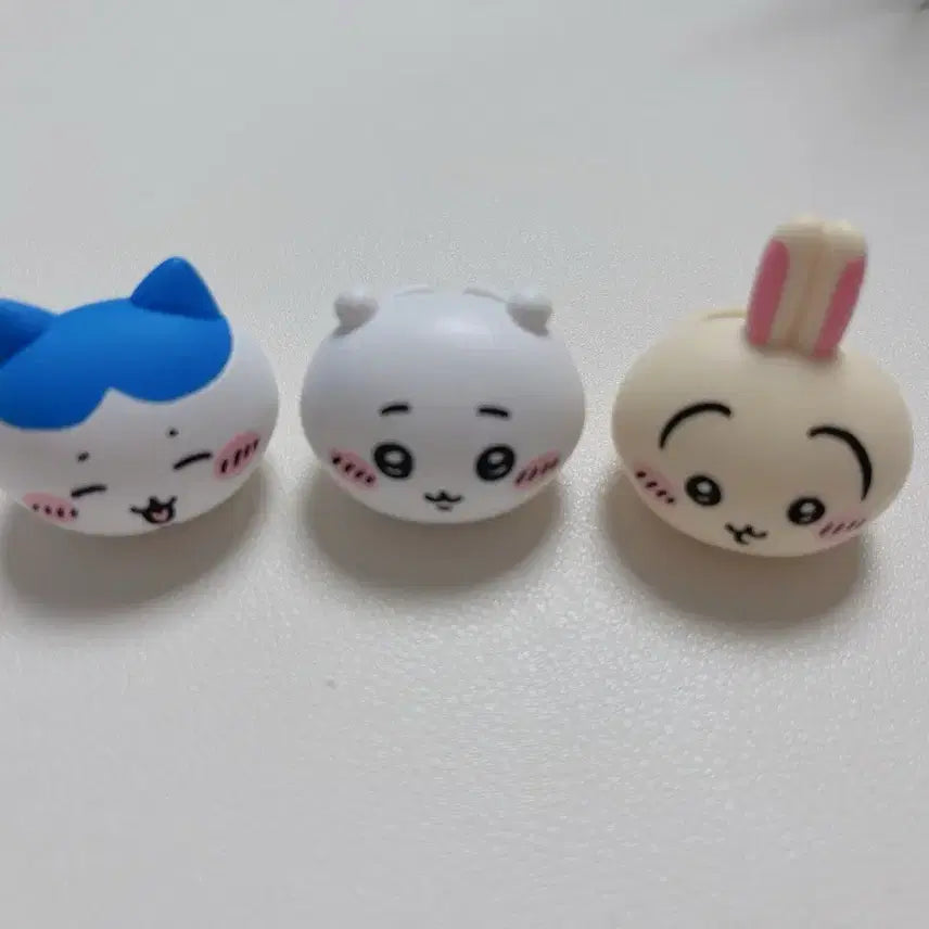 [BUNJANG] Chiikawa Ring Gacha Set (Hachiwara, Usagi) / 3개 세트) 치이카와 반지 가챠 하치와레 우사기 먼작귀 피규어