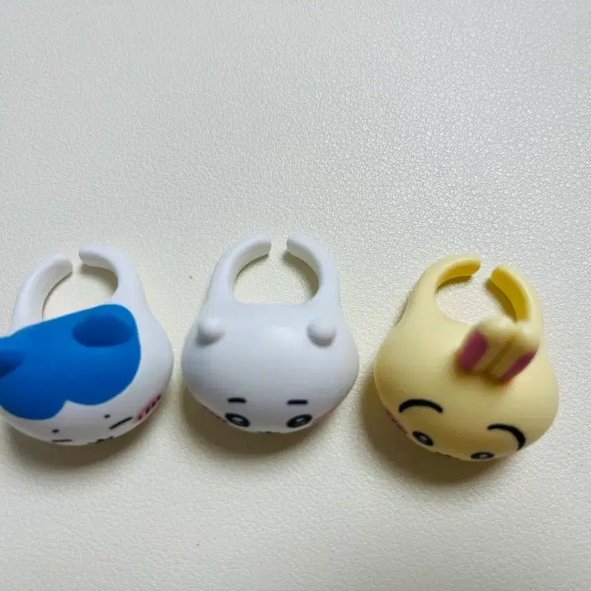 [BUNJANG] Chiikawa Ring Gacha Set (Hachiwara, Usagi) / 3개 세트) 치이카와 반지 가챠 하치와레 우사기 먼작귀 피규어