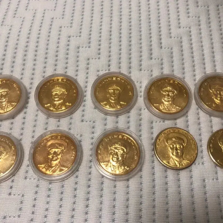 [BUNJANG] Chinese 10 Great Marshals Commemorative Coins Set / 중국10대원수 기념 주화 10개