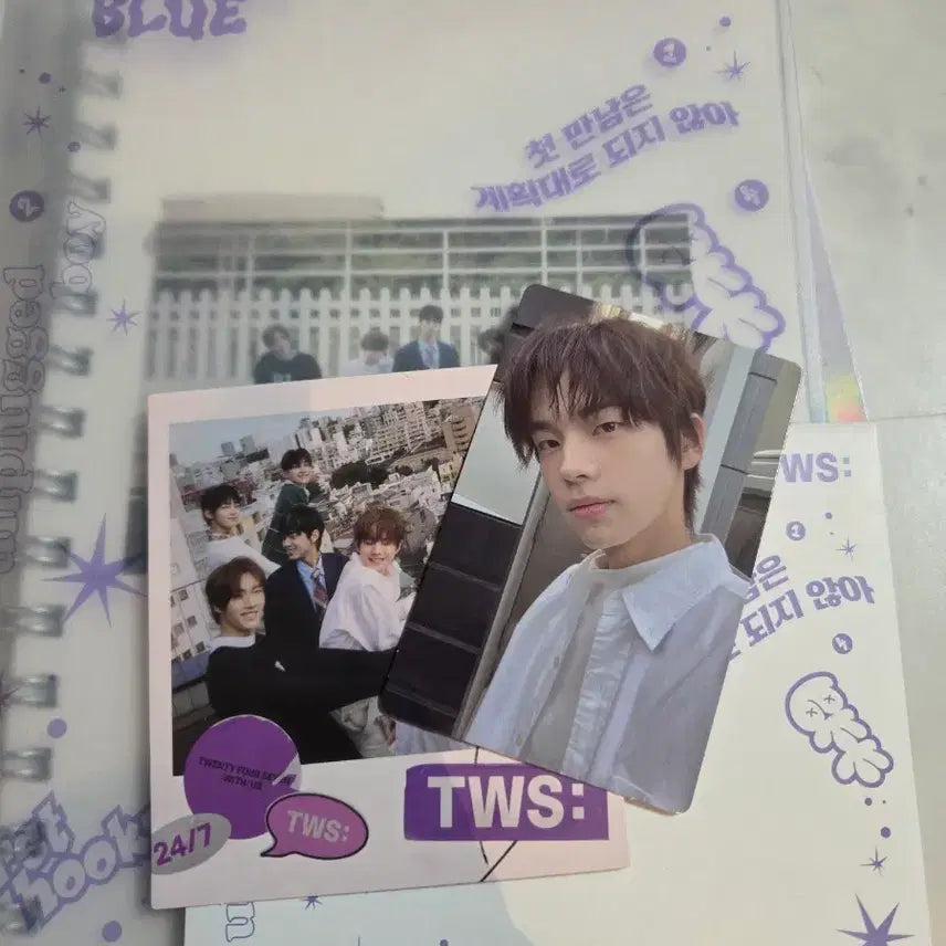 [BUNJANG] TWS Sparkling Blue 1st Mini Album Shinyu Photocard / TWS 스파클링 블루 앨범 신유 포카 포함