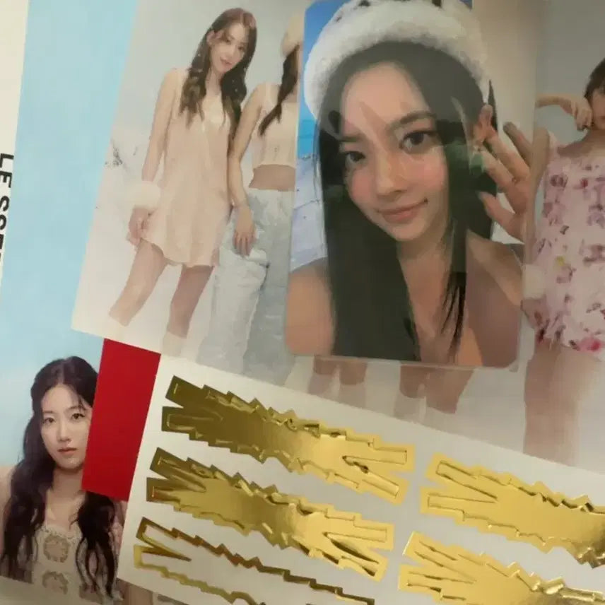 [BUNJANG] LE SSERAFIM ANTIFRAGILE Album Jewel Version Chaewon Photocard / General Version Eunchae Photocard Bundle / 르세라핌 앨범 안티프레자일