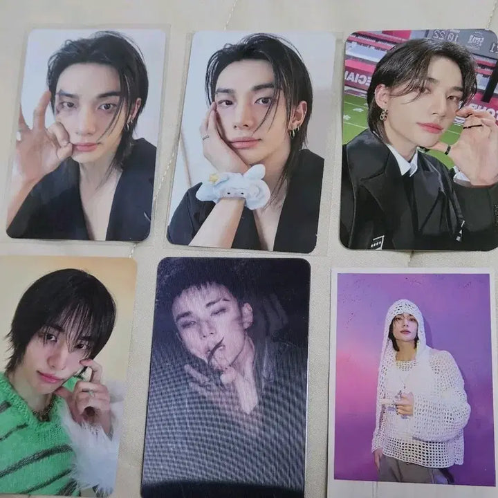 [BUNJANG] Stray Kids Hyunjin Photocard Bundle Set / 스트레이키즈 콘서트 현진 포카 6장 일괄