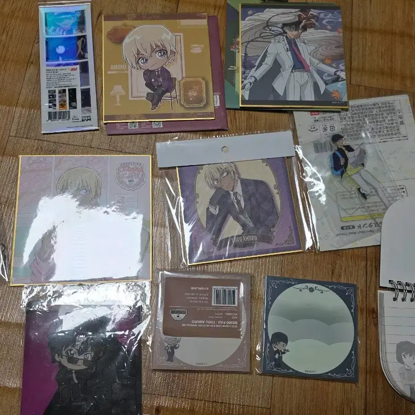 [BUNJANG] Detective Conan Bourbon Amuro Paper Goods Set / 제시) 명탐정 코난 버본 아무로 지류 굿즈 판매