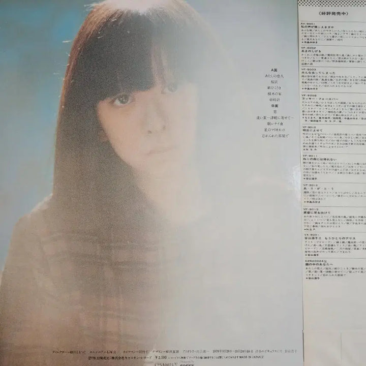 [BUNJANG] Hiroko Taniyama Mirror Reflection Folk LP / 추천 타니야마 히로코Hiroko Taniyama LP