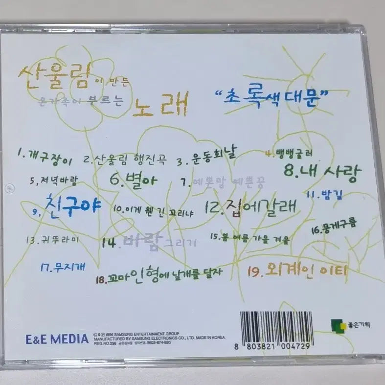 [BUNJANG] Sanullim "The Green Door" (Unsealed CD) / 산울림 - 초록색 대문 (개봉 CD)