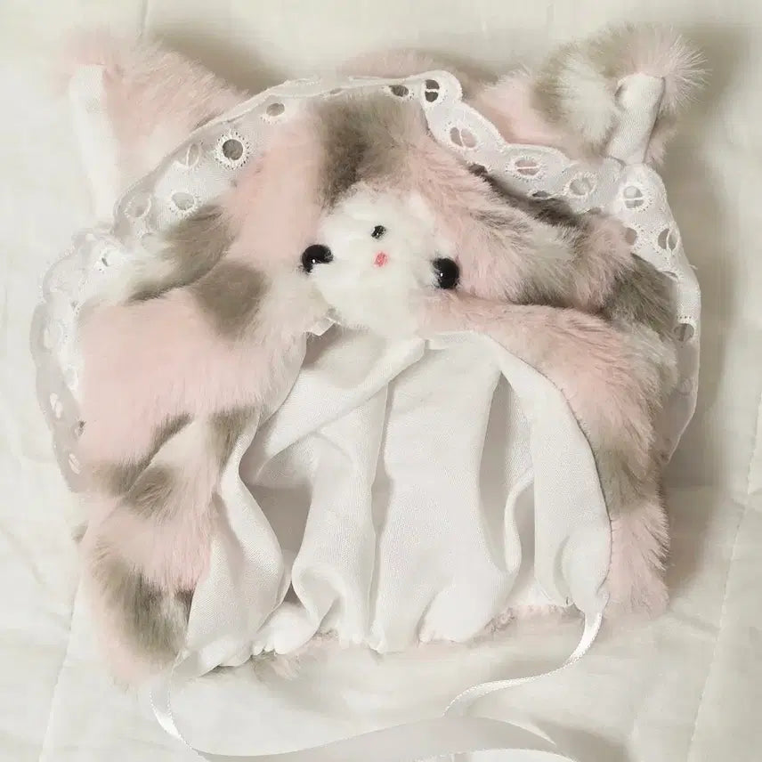[BUNJANG] 12cm Plush Doll Animal Hat and Clothes Set / 12cm 누이 인형 동물 모자 옷