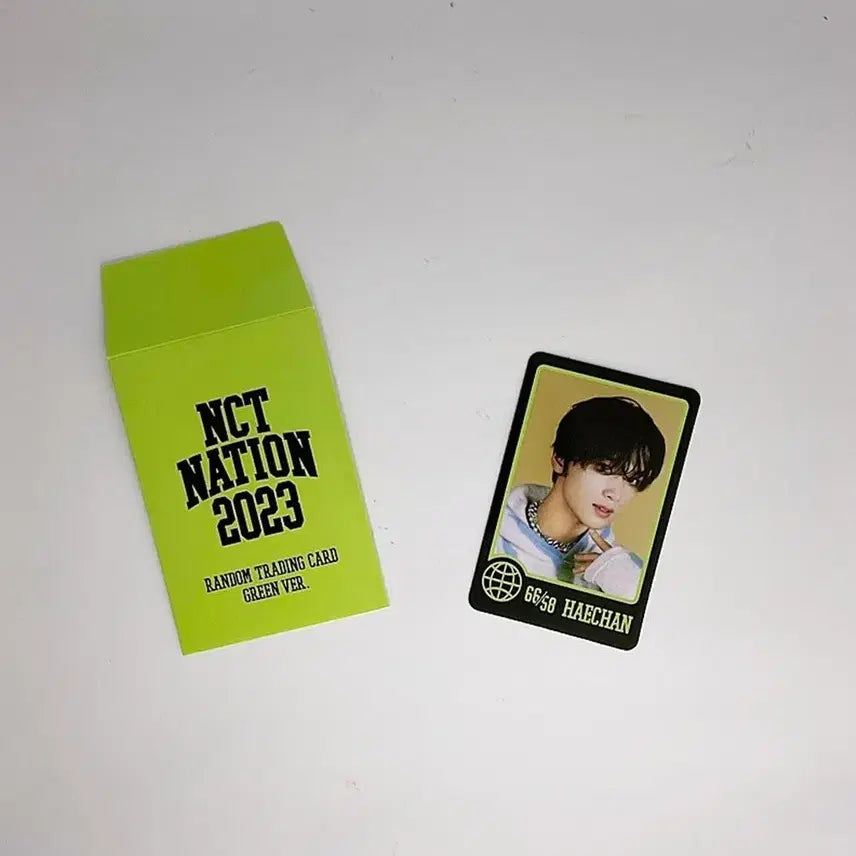 [BUNJANG] NCT Haechan NCT Nation: To The World Trading Photocard Green Version / 엔시티 해찬 엔시티 네이션 투 더 월드 트레이딩카드 그린버전 포토카드 NCT HAECHAN NCT NATION : To The World PHOTOCARD GREEN_1