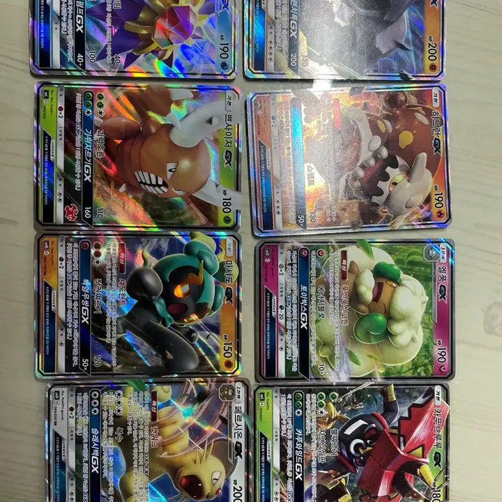 [BUNJANG] Pokemon GX Cards (8 Cards) / 포켓몬 카드 GX 8장