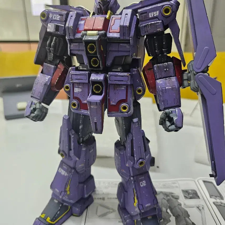 [BUNJANG] Bandai Psycho Gundam Mk-II Painted Model / 반다이 사이코건담 마크2. 도색작 팝니다