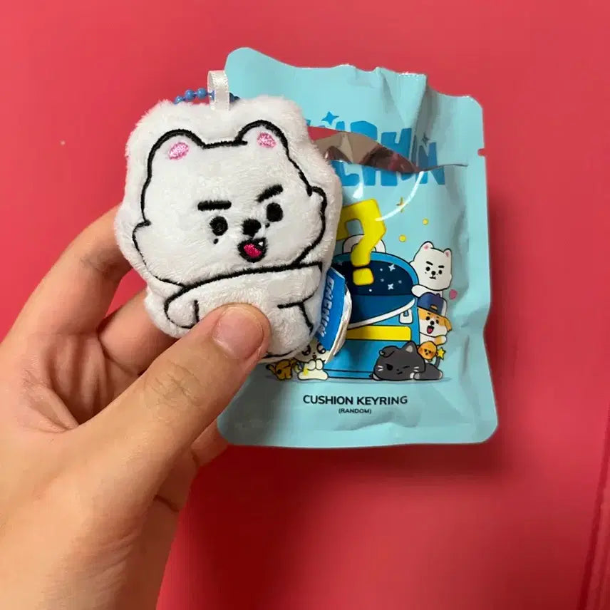 [BUNJANG] ENHYPEN EN-CONNECT Cushion Keyring Snowy / 엔하이픈 엔친 쿠션키링 스노위