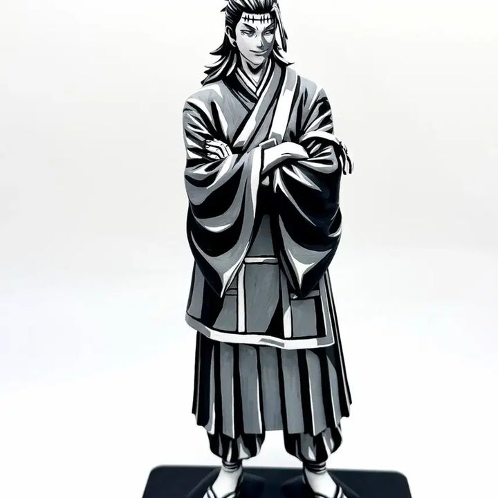 [BUNJANG] GRUCHILLA EDITION Geto Suguru Repainted Figure (Black &amp; White) / 주술회전 켄자쿠 흑백 리페인팅