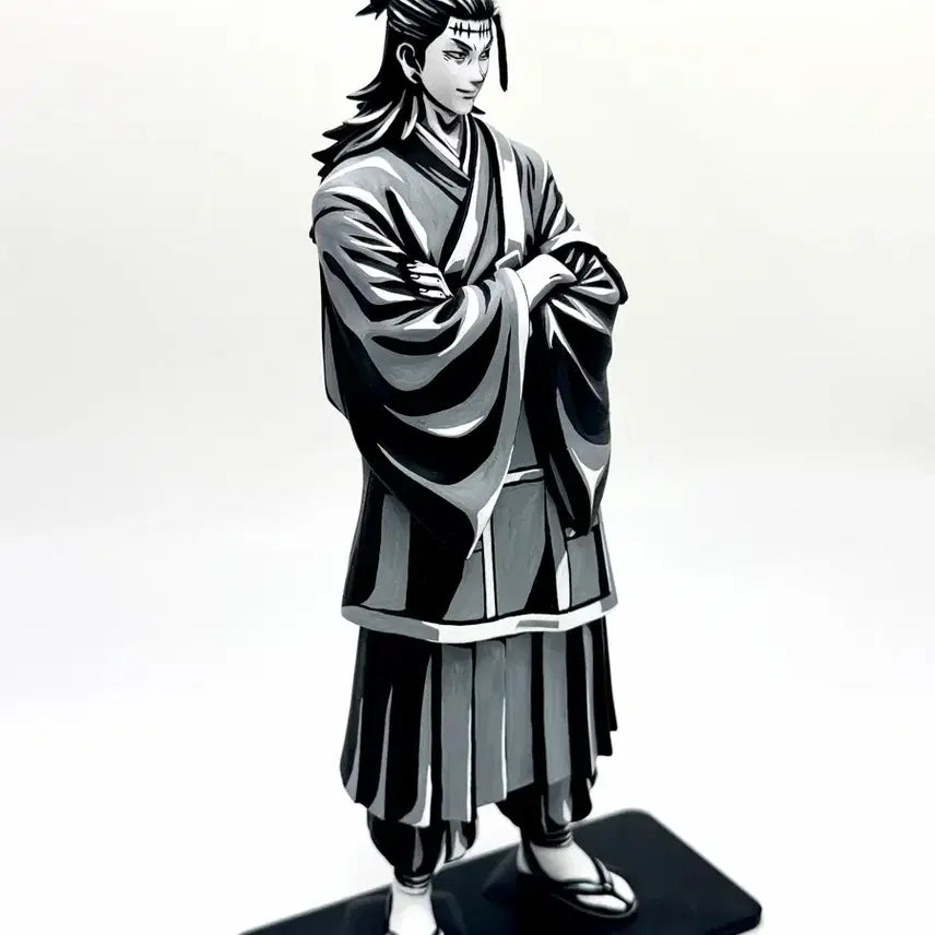 [BUNJANG] GRUCHILLA EDITION Geto Suguru Repainted Figure (Black &amp; White) / 주술회전 켄자쿠 흑백 리페인팅