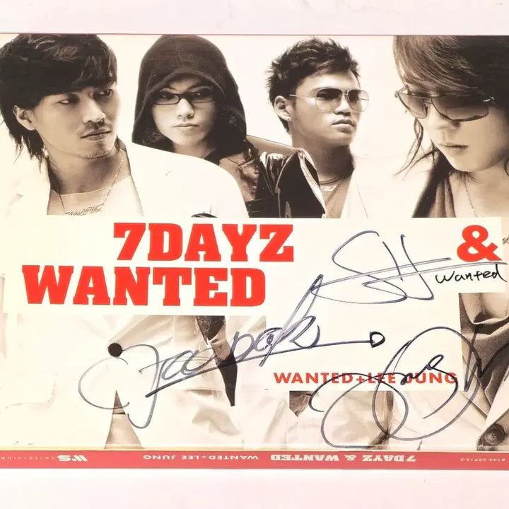 [BUNJANG] Wanted 7DAYZ &amp; WANTED (2007) 2nd Album Signed CD / 원티드 2집 [7DAYZ &amp; WANTED] 전원 친필 사인 CD (이정, 하동균 참여)