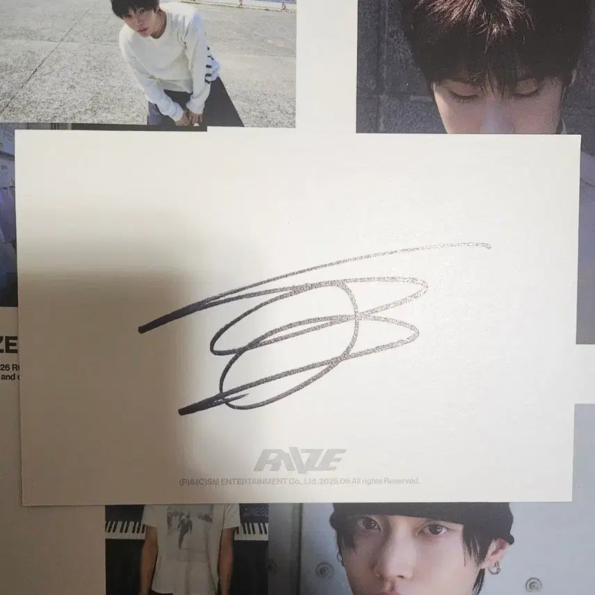 [BUNJANG] RIIZE Shotaro Autographed Postcard / [라이즈] 미국 dyd 사인엽서 싸인엽서 쇼타로 양도합니다.