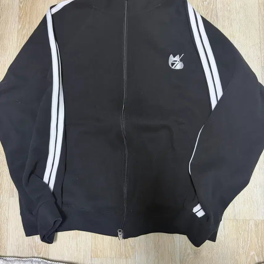 [BUNJANG] KANGJI Black Hoodie Zip-up XL / 강지 굿즈 블랙 후드집업