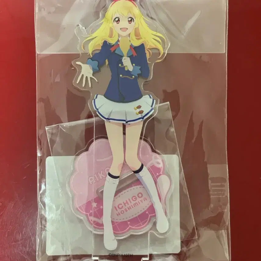 [BUNJANG] Aikatsu! Starway Ichigo Uniform Acrylic Rice Spoon / 아이카츠 스타웨이 밥주걱 교복 이치고 아크릴