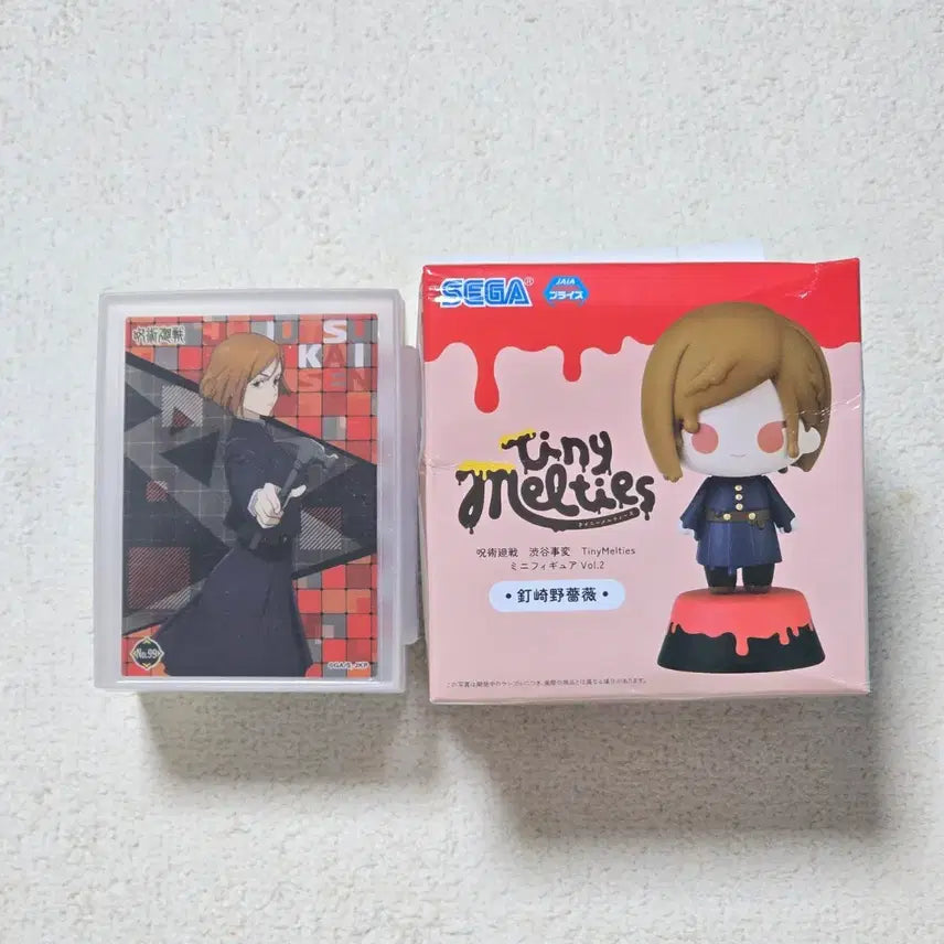 [BUNJANG] Jujutsu Kaisen Tiny Melties Mini Figure Vol. 2 Kugisaki Nobara (Sealed) + Photocard / 미개봉) 주술회전 타이니 멜티즈 Tiny Melties 미니 피규어 Vol.2 쿠기사키 노바라 + 포토카드 덤