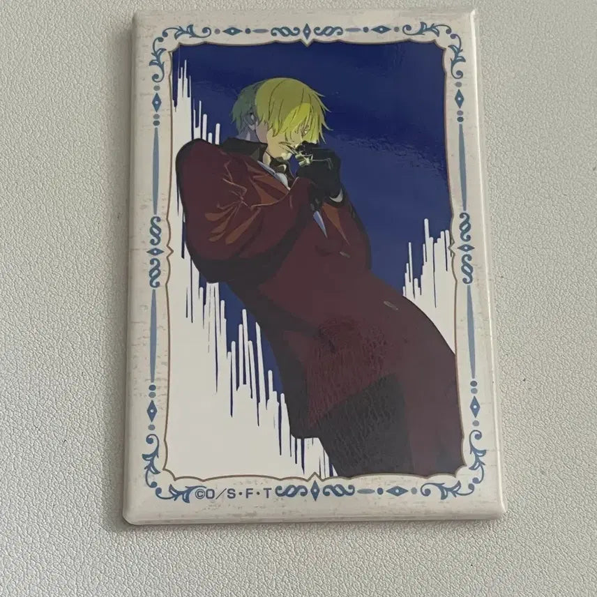 [BUNJANG] One Piece Mugiwara Store Illustration Keyring Sanji Badge / 원피스 무기와라 스토어 일러스트레이션키링 워크 상디 뱃지