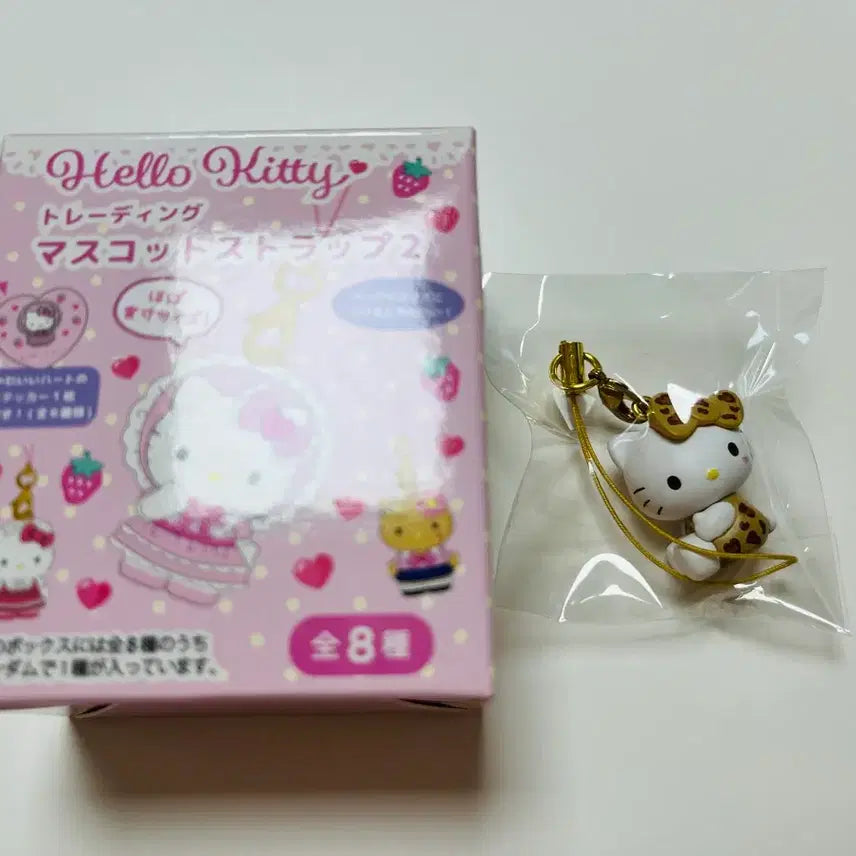 [BUNJANG] Sanrio Hello Kitty Leopard Print Strap (New) / 새상품) 산리오 정품 헬로키티 호피 키티 스트랩