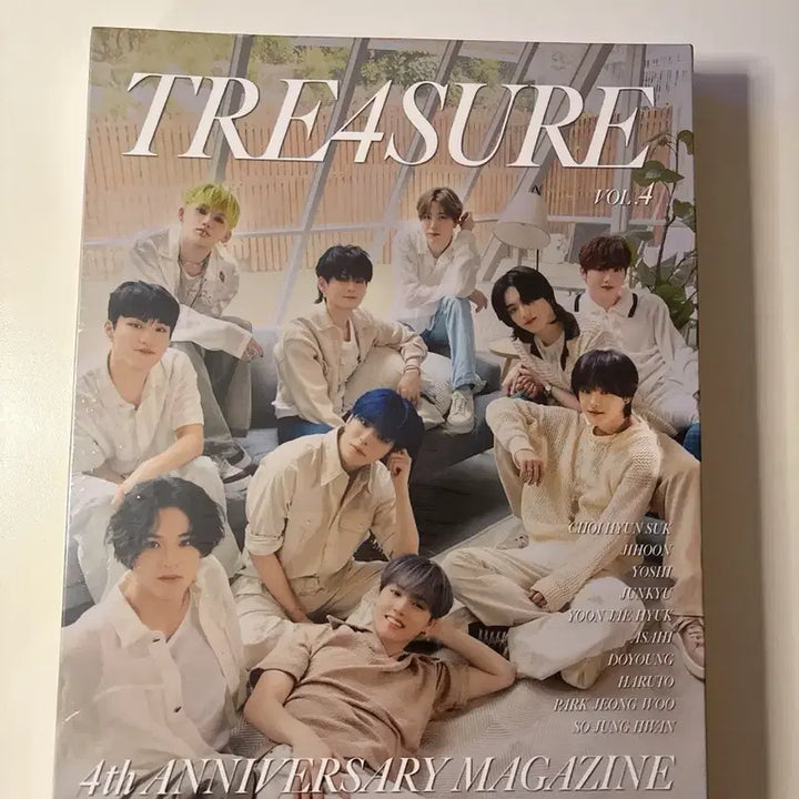 [BUNJANG] TREASURE 4th Anniversary Magazine VOL.4 / 트레저 4주년 기념 매거진 VOL.4 TREASURE