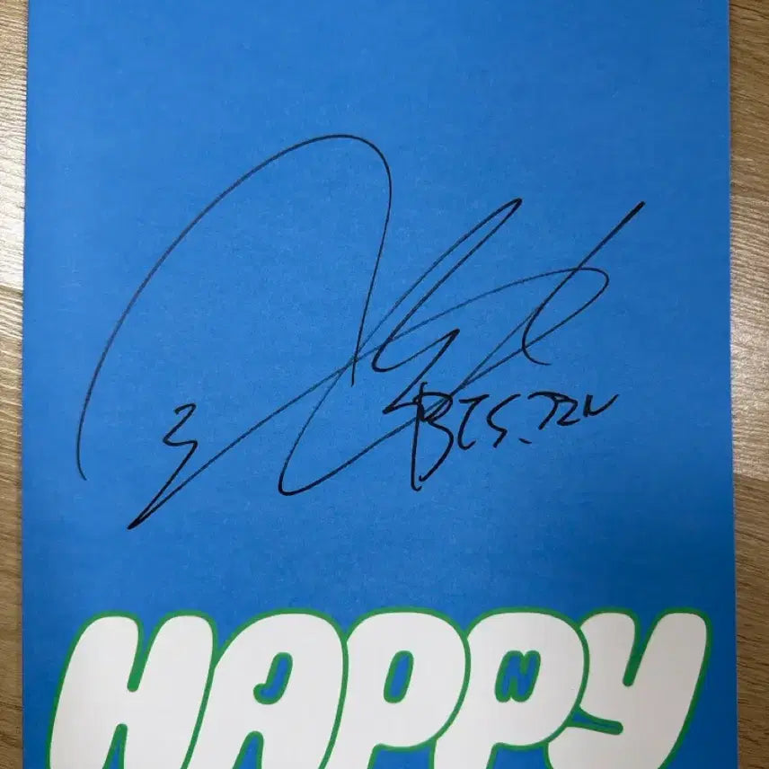 [BUNJANG] BTS Jin Happy Album Autographed / BTS 진 Jin Happy 앨범 친필 사인