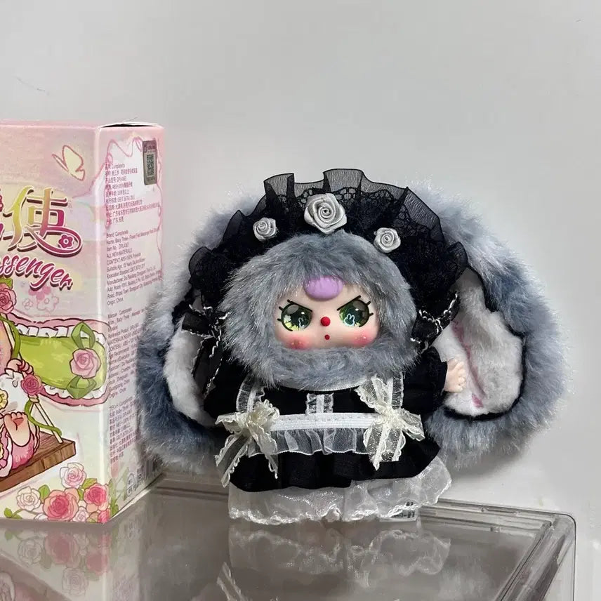 [BUNJANG] Babys 3 Flower Mini Messenger Doll Keychain / 베이비쓰리 플라워 미니 메신저(예쁜눈)