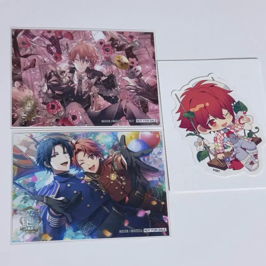 [BUNJANG] IDOLiSH7 Riku Nanase 10th Anniversary Half Bromide Cafe Sticker / 아이나나 리쿠 10주년 하프브로마이드 카페 스티커