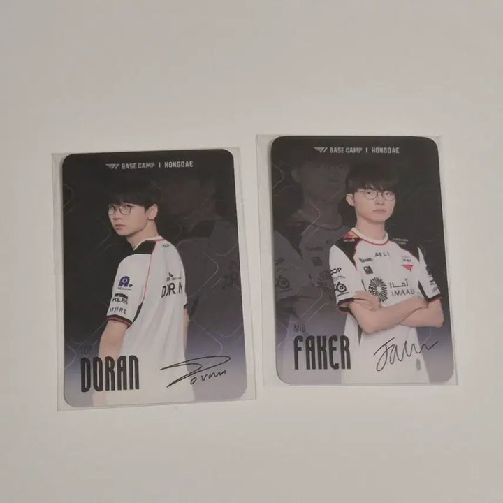 [BUNJANG] T1 Faker Doran Photocard / T1 티원 베캠 포카 페이커 faker + 도란 doran 판매