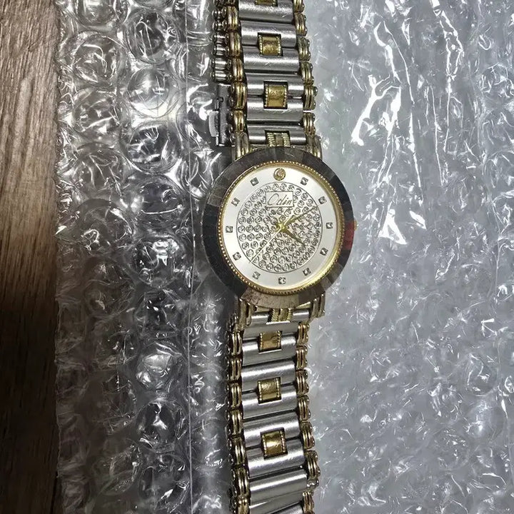 [BUNJANG] Olis 18K Gold Crown Diamond Ladies Watch / Olis 18K 골드크라운 다이아몬드시계
