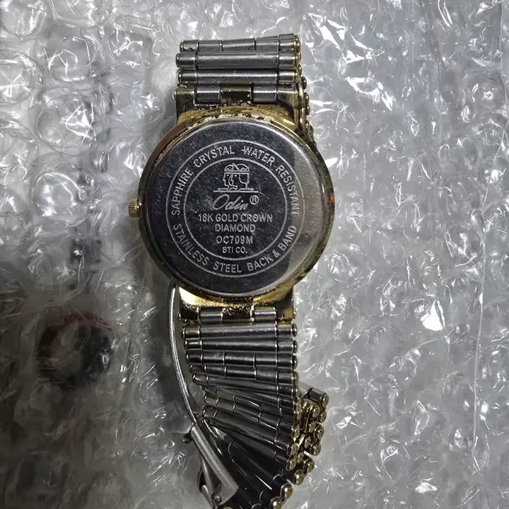 [BUNJANG] Olis 18K Gold Crown Diamond Ladies Watch / Olis 18K 골드크라운 다이아몬드시계