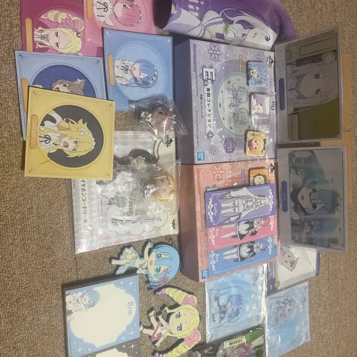 [BUNJANG] Re:Zero Figures &amp; Goods Bundle Set / 리제로 피규어&amp;굿즈 일괄판매