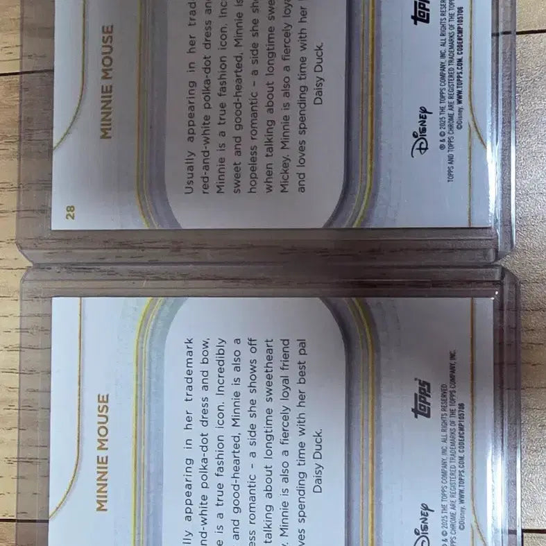 [BUNJANG] Disney Minnie Mouse Hologram Trading Card / 디즈니 미니마우스 트레이딩 카드