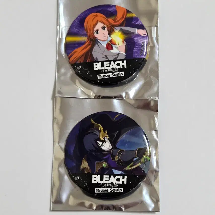[BUNJANG] Bleach: Brave Souls Canned Badges - Uryu Ishida &amp; Orihime Inoue Bundle Set (New) / 일괄 새상품)블리치 브레이브 소울즈 캔뱃지 우르키오라, 오리히메