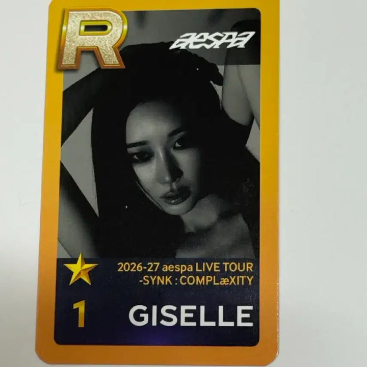 [BUNJANG] Superstar SMTOWN aespa Giselle Mission Photocard / 슈스엠 에스파 콘서트 지젤 미션 포카 포토카드 superstar smtown ssm