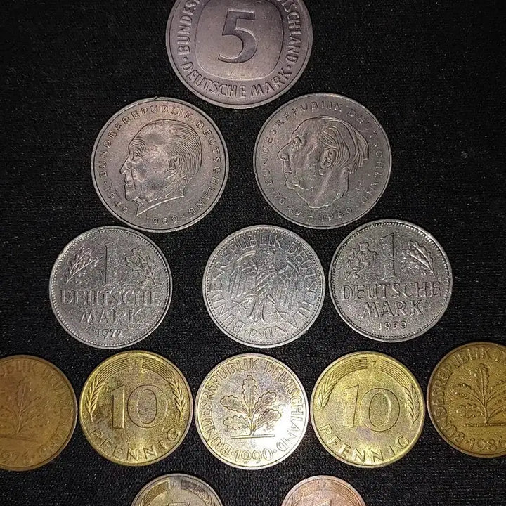 [BUNJANG] German Coin Set (6 Types, 13 Coins, 1950-1992) / 독일 주화 ( 6종 13개 &