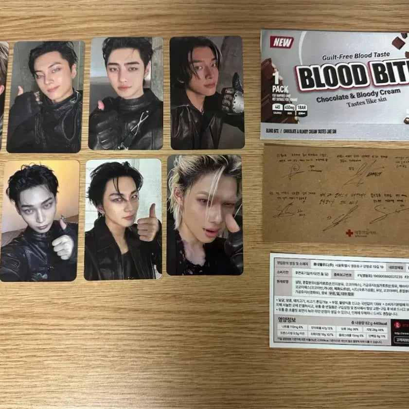 [BUNJANG] Enhypen Blood Donation Photocard Set / 엔하이픈 헌혈 포토카드 엔하이픈 포카