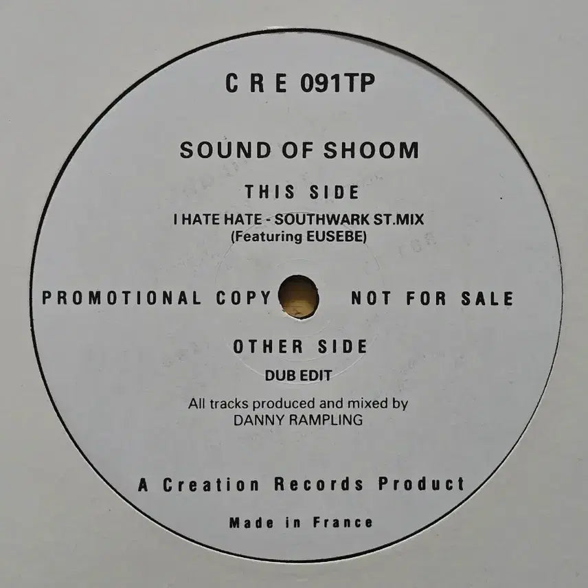 [BUNJANG] The Sound Of Shoom I Hate Hate UK Promo LP Record / LP 레코드 The Sound Of Shoom - I Hate Hate 영국반 PROMO