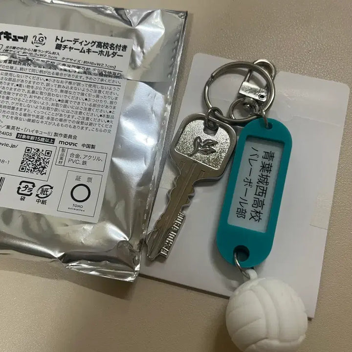 [BUNJANG] Haikyu!! Aoba Johsai High School Dorm Keyring / 하이큐!! 부실키링 아오바 죠사이