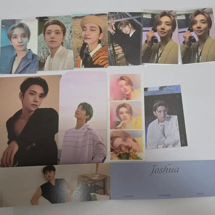 [BUNJANG] Seventeen Joshua Photocard Postcard Bundle Set / 탈덕처분 세븐틴 조슈아 포카 엽서 일괄