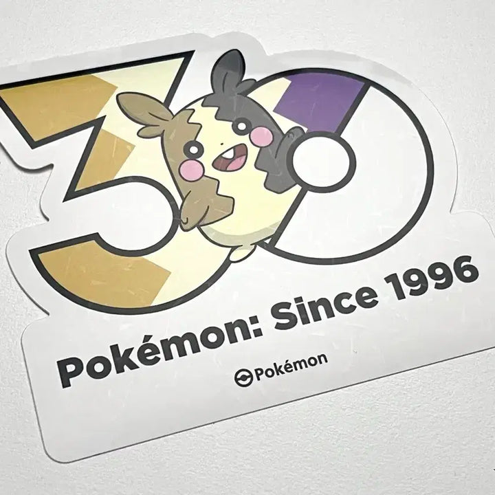[BUNJANG] Pokemon 30th Anniversary Logo Sticker Morpeko Basic / 포켓몬 30주년 기념 로고 스티커 모르페코 기본