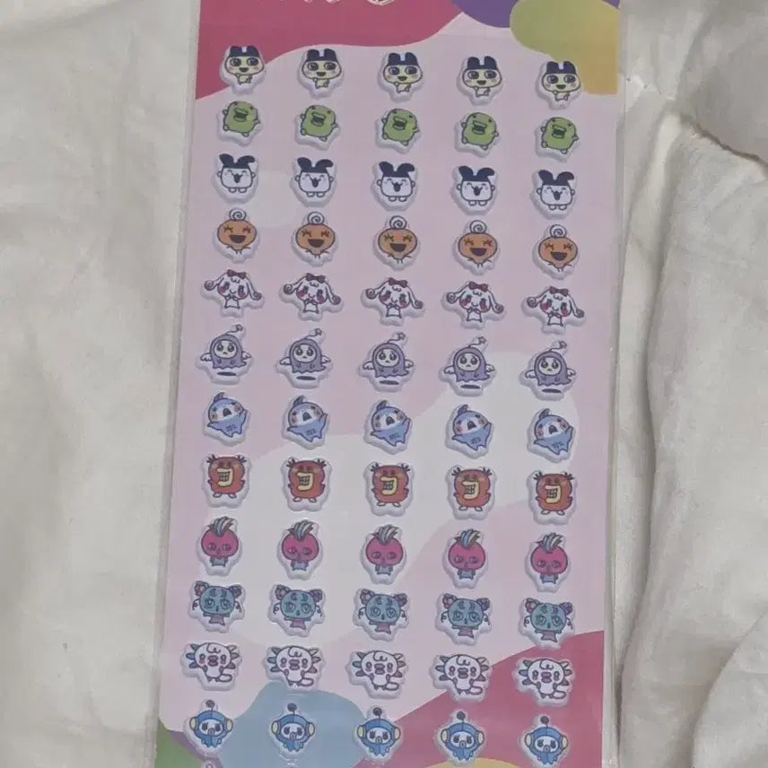 [BUNJANG] Tamagotchi Uni Puchi Puchi Sticker Epoxy 3D Seal / 다마고치 유니 푸치푸치 스티커 에폭시 입체 씰