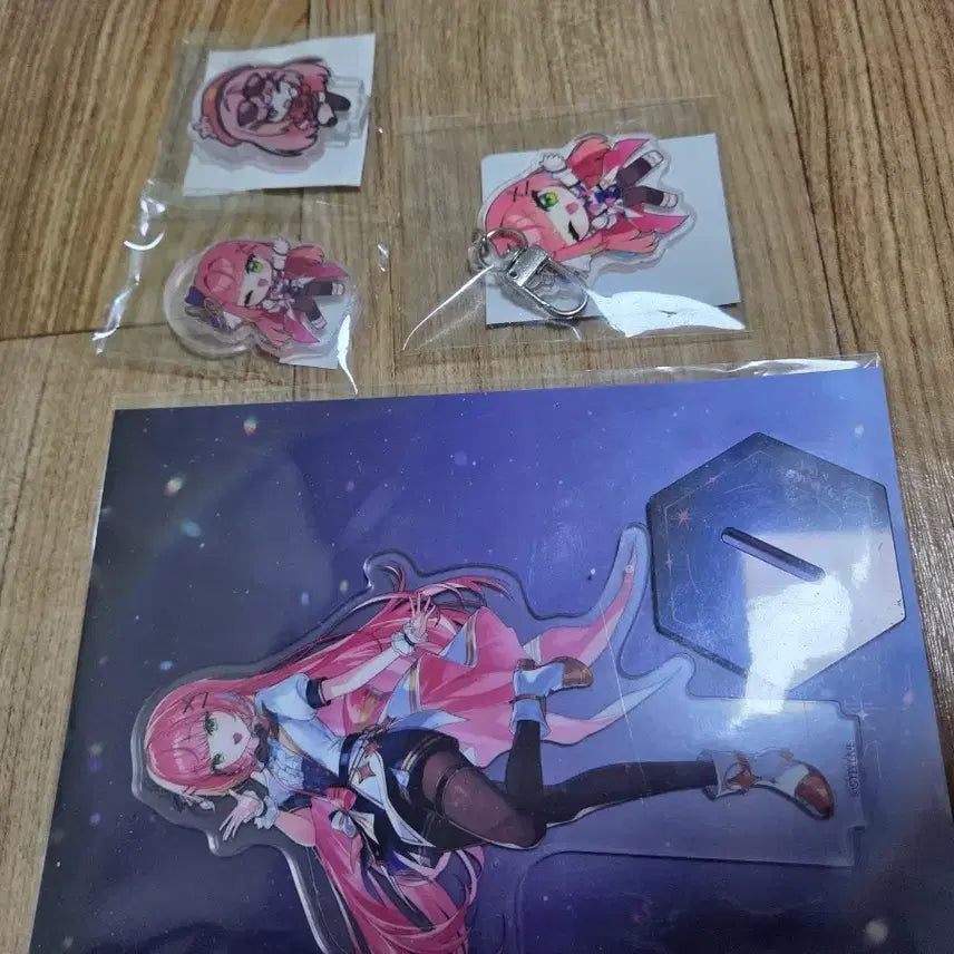 [BUNJANG] Stellive Nana Concert Acrylic Keyring Set / 스텔라이브 나나 콘서트 아크릴 키링 세트 미개봉 + 개봉 키링1개