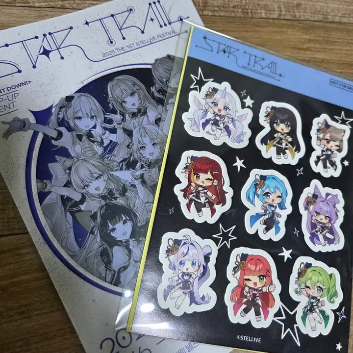 [BUNJANG] Stellive Nana Concert Acrylic Keyring Set / 스텔라이브 나나 콘서트 아크릴 키링 세트 미개봉 + 개봉 키링1개