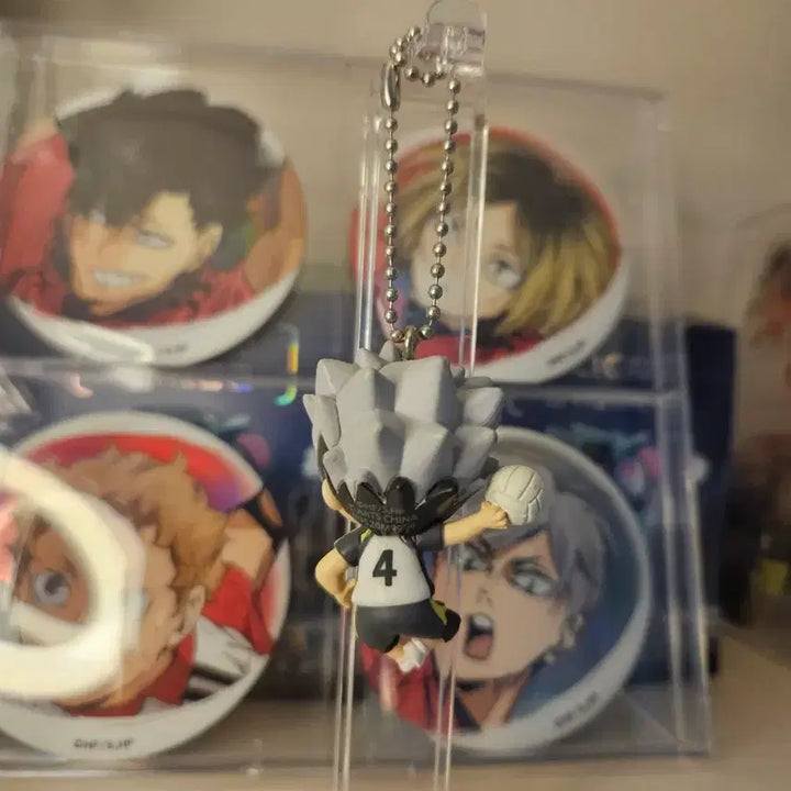 [BUNJANG] Haikyuu!! Bokuto Koutarou Gacha Keychain / 하이큐 피규어 키링 가챠 보쿠토