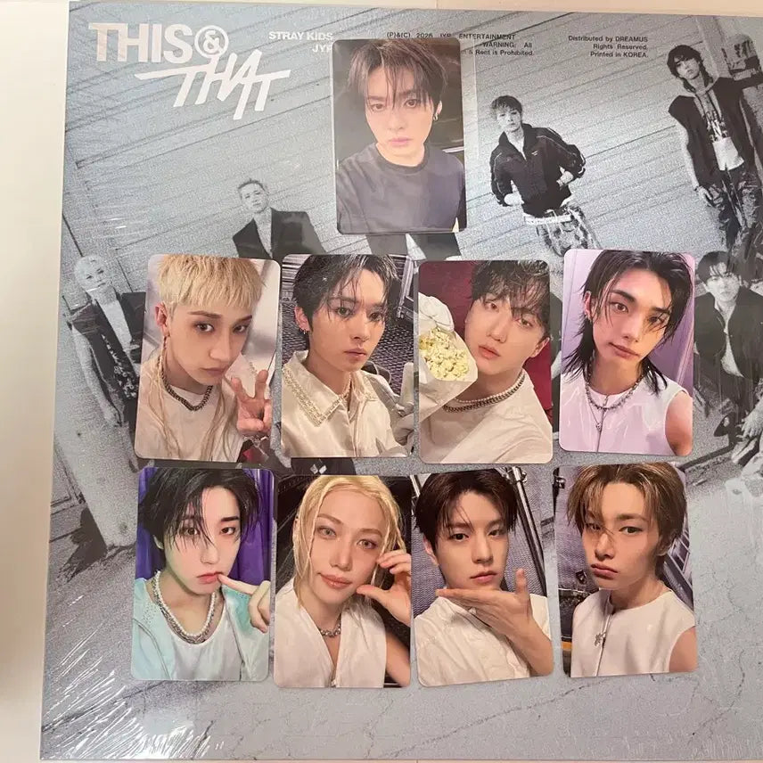 [BUNJANG] Stray Kids This&amp;That LP Version Lee Know Photocard (Sealed) / 스트레이키즈 this&amp;that LP.ver 알라딘 리노(미개봉)